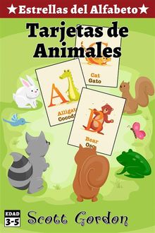 Estrellas del Alfabeto: Tarjetas de Animales