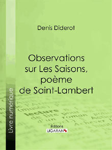 Observations sur Les Saisons, pome de Saint-Lambert