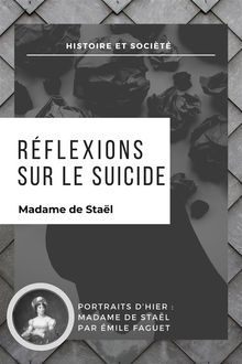 Rflexions sur le suicide