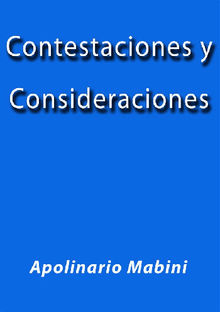 Contestaciones y Consideraciones