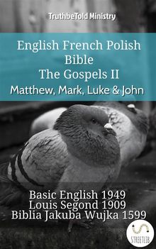 English French Polish Bible - The Gospels II - Matthew, Mark, Luke  &  John