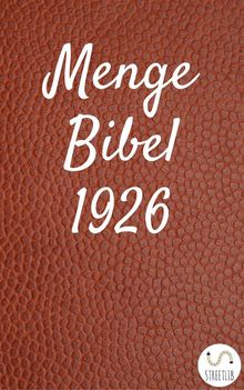 Menge Bibel 1926