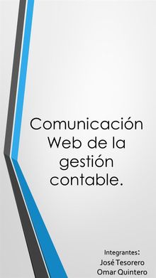 Comunicacin web para gestin contable