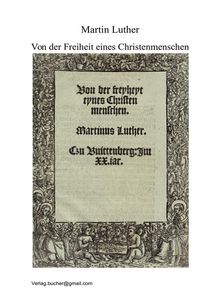 Von der Freiheit eines Christenmenschen