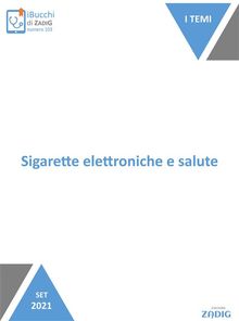 Sigarette elettroniche e salute