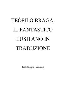 Tefilo Braga: il fantastico lusitano in traduzione