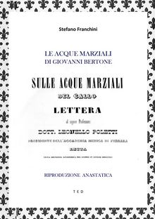 Le Acque Marziali di Giovanni Bertone