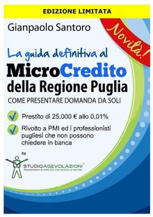 La Guida definitiva al Microcredito Regione Puglia