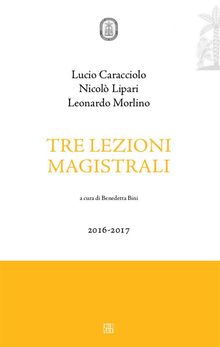 Tre lezioni magistrali