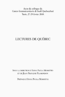 Lectures de Qubec