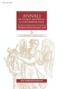 Annali di storia moderna e contemporanea 3/2015