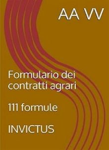 Formulario dei contratti agrari