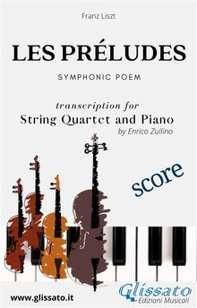 Les prludes - String Quartet and Piano (score)