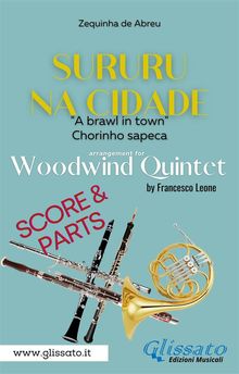 Woodwind Quintet sheet music: Sururu na Cidade (score & parts)