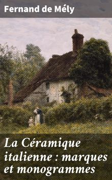 La Cramique italienne : marques et monogrammes