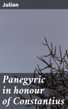 Panegyric in honour of Constantius