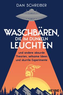 Waschbren, die im Dunkeln leuchten