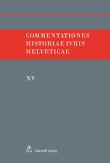 Commentationes Historiae Iuris Helveticae