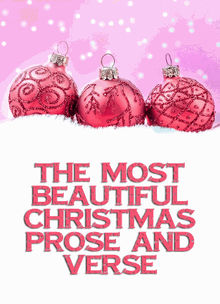 The Most Beautiful Christmas Prose And Verse