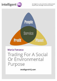 Trading For A Social Or Environmental Purpose