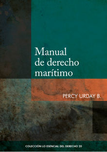 Manual de derecho martimo