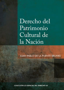 Derecho del patrimonio cultural de la nacin