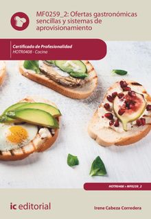 Ofertas gastronmicas sencillas y sistemas de aprovisionamiento. HOTR0408