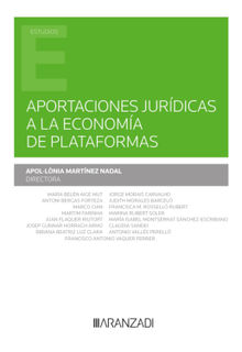 Aportaciones jurdicas a la economa de plataformas