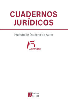 Cuadernos jurdicos del Instituto de Derecho de Autor