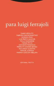 Para Luigi Ferrajoli