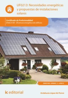 Necesidades energticas y propuestas de instalaciones solares. ENAC0108