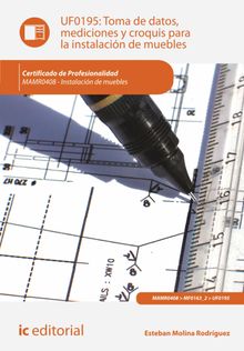 Toma de datos, mediciones y croquis para la instalacin de muebles. MAMR0408