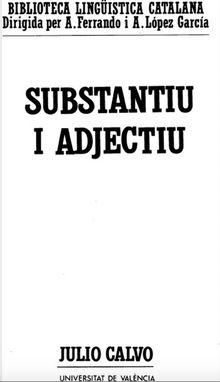 Substantiu i adjectiu