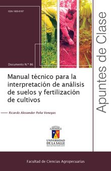 Manual tcnico para la interpretacin de anlisis de suelos y fertilizacin de cultivos