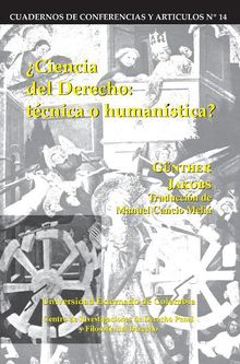 Ciencia del derecho: Tcnica o humanstica