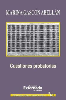 Cuestiones probatorias