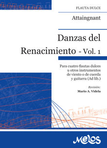 Danzas del Renacimiento Vol. 1