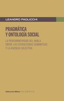 Pragmtica y ontologa social