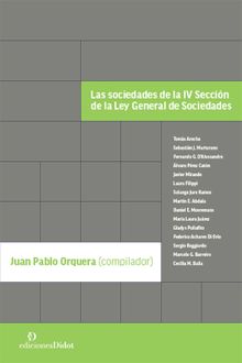 Las sociedades de la IV Seccin de la Ley General de Sociedades