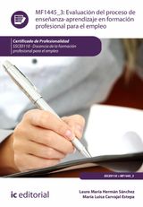 EVALUACIN DEL PROCESO DE ENSEANZA-APRENDIZAJE EN FORMACIN PROFESIONAL PARA EL EMPLEO. SSCE0110