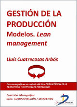 GESTIN DE LA PRODUCCIN. MODELOS LEAN MANAGEMENT