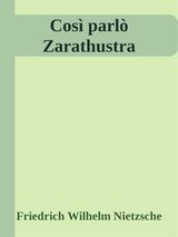 COS PARL ZARATHUSTRA