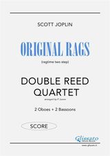 ORIGINAL RAGS - DOUBLE REED QUARTET (SCORE)