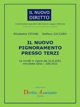 IL NUOVO PIGNORAMENTO PRESSO TERZI. LE NOVIT IN VIGORE DAL 22.6.2022 INTRODOTTE DALLA L. 206/2021