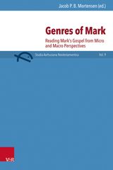 GENRES OF MARK
STUDIA AARHUSIANA NEOTESTAMENTICA (SANT)