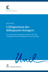 L'LOIGNEMENT DES DLINQUANTS TRANGERS
COLLECTION LAUSANNOISE