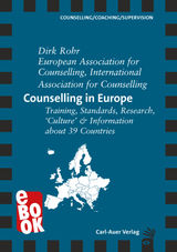 COUNSELLING IN EUROPE
VERLAG FR SYSTEMISCHE FORSCHUNG