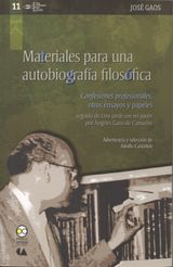 MATERIALES PARA UNA AUTOBIOGRAFA FILOSFICA
LAS SEMANAS DEL JARDN