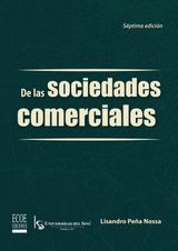 DE LAS SOCIEDADES COMERCIALES - 7MA EDICIN