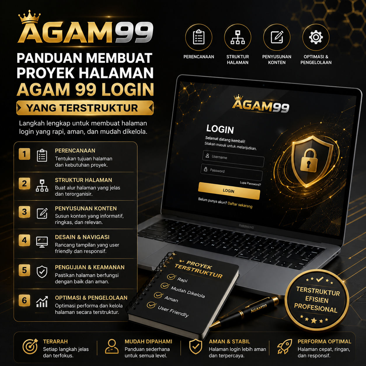 AGAM99 - Panduan Membuat Proyek Halaman Agam 99 Login yang Terstruktur